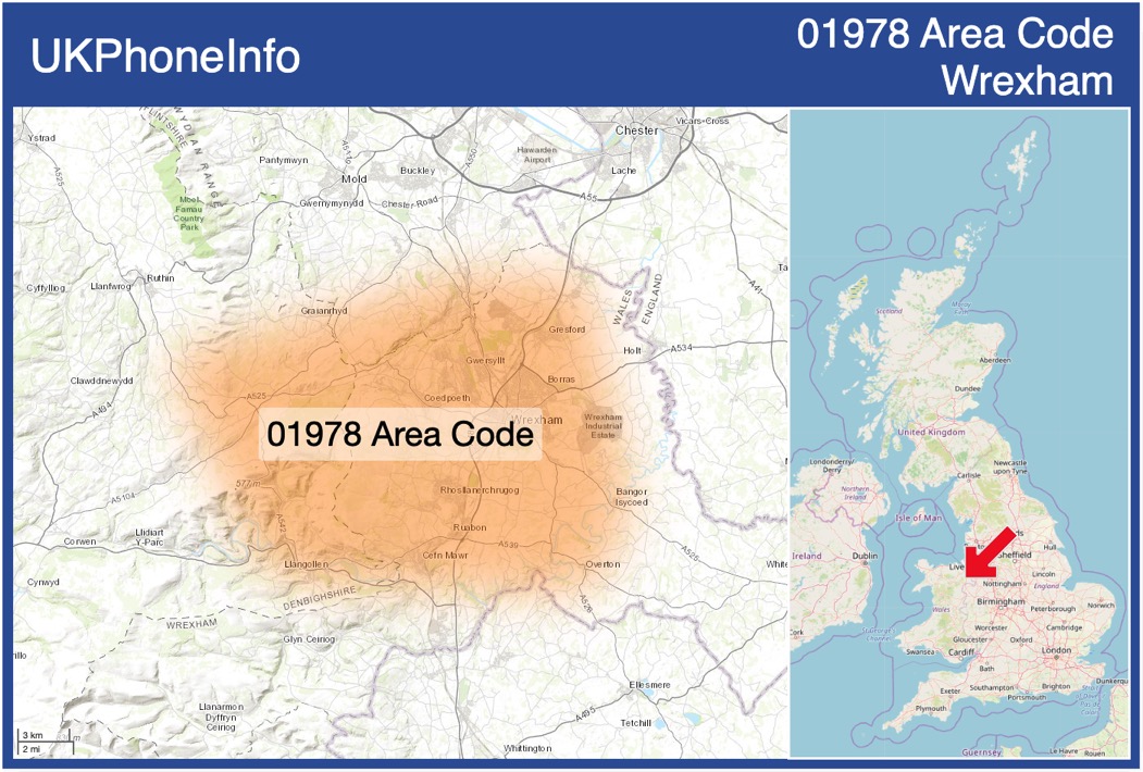 Map of the 01978 area code