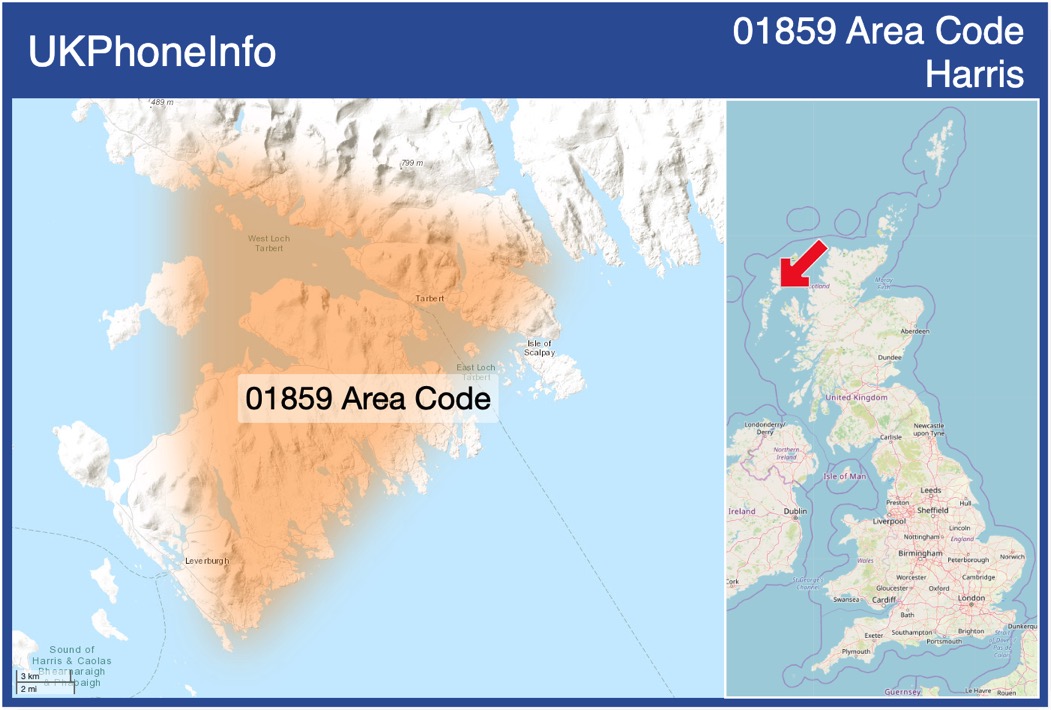 Map of the 01859 area code