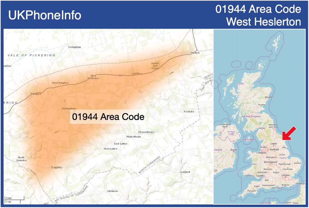 Map of the 01944 area code